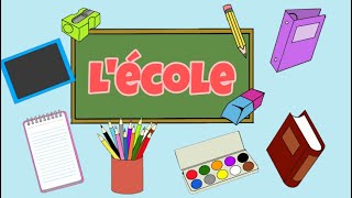 Les objets scolaires en français [upl. by Ariamoy]