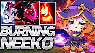 Full BURN Neeko Build is SO ANNOYING Malignance Neeko [upl. by Ki520]