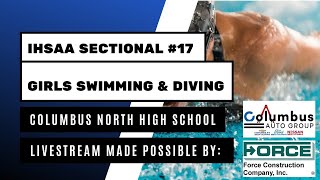 IHSAA Sectional 17 Girls Swimming Finals [upl. by Surbeck87]