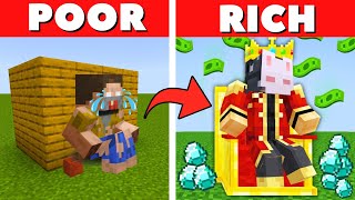 From POOR to RICH STORY In Minecraft [upl. by Adnilev]