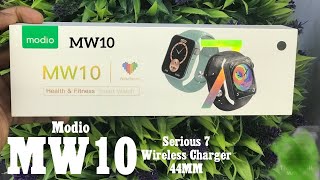 MW10 MODIO SMART WATCH Serious 7 Sports Monitors – Multi Colour Bands44MM220 MAH Battery [upl. by Vigor139]