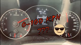 KIA Cerato 2014 16 L acceleration 0100 kmh [upl. by Dene872]