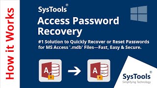 Access Password Recovery Software by SysTools  MDB Password Recovery  Reset MDB File Password [upl. by Jareb]