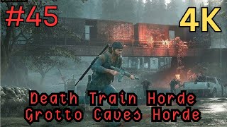 DAYS GONE EP 45 Death Train Horde  Grotto Caves Horde  4K PS5 Gameplay [upl. by Eiten]