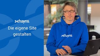 Die eigene chayns Site gestalten [upl. by Achorn]