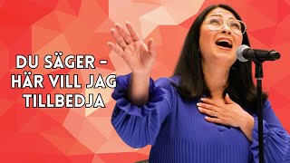 Solange Lahtinen med band  Du säger  Här vill jag tillbedja [upl. by Sessylu]