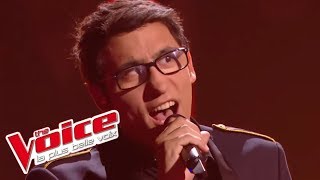 Vincent Vinel  «Somebody To Love» Queen  The Voice 2017  Live [upl. by Adirehs37]