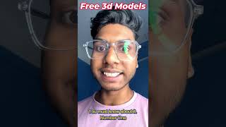 Top 3 Free 3D Model Websites You Never Knew Existed shorts shortsfeed 3d viralvideo [upl. by Atterahs]