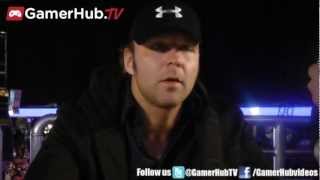 WWE Superstar Dean Ambrose Gets His Game On At WrestleMania 29  Gamerhubtv [upl. by Ahsen191]