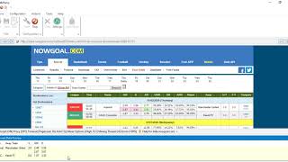 How to scrape Home win Away Win Draw Odds and other match data from Nowgoal listings [upl. by Norman]