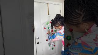 Christmas Tree Wreath🎄☃️ Under 30 christmas holiday dollartree diy decoration [upl. by Thomasin]