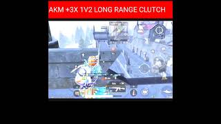 AKM 3X LONG RANGE FINGT IN BGMI BIG LOBBY shorts viralvideo trending shortsvideo [upl. by Stevana963]