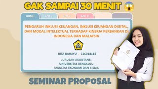 PRESENTASI SEMINAR PROPOSAL SEMPRO [upl. by Rolyt164]