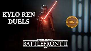 Epic Kylo Ren duels compilation 1  Star Wars battlefront II [upl. by Nylatsirhc]