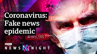 Coronavirus The conspiracy theories spreading fake news  BBC Newsnight [upl. by Jard]