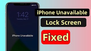 iPhone Unavailable Lock Screen Fixed  100 Unlock iPhone Unavailable  2024 [upl. by Acnoib]