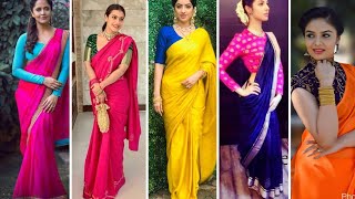 Mix amp Match Designer Contrast Collection Blouses With Sarees [upl. by Sandler]