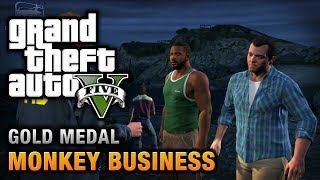 GTA 5  Mission 54  Monkey Business 100 Gold Medal Walkthrough [upl. by Map]