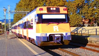 🚉 RENFE 447 entrando en GRANOLLERSCANOVELLES Rodalies Barcelona [upl. by Brenda580]