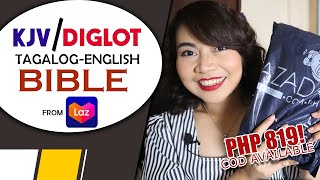 KJVDIGLOT EnglishTagalog Bible from Lazada  Unwrapping amp Review  NINANG JHAZEL [upl. by Cirone]