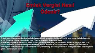 Emlak Vergisi Nasıl Ödenir [upl. by Galina375]