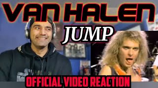 Van Halen  Jump Official Music Video  First Time Reaction [upl. by Sualkcin531]