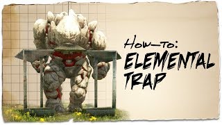 How to build a Rock Elemental taming trap SEE DESCRIPTION  ARK Survival Evolved  Building Tips [upl. by Nicole]