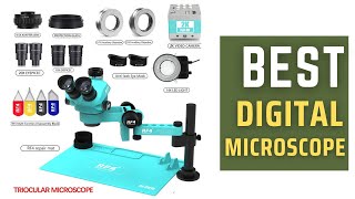 Best Digital Microscope  RF4 Trinocular Stereo Microscope Set Review in 2024 [upl. by Sol]