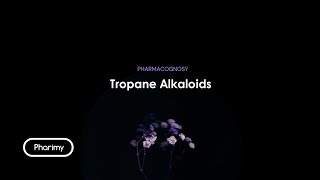 Pharmacognosy  Tropane Alkaloids [upl. by Nnyllatsyrc]