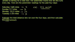 Estimation with Decimals [upl. by Aerdnwahs]