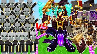 200 EVOKER VS LENDERS CATACLYSM  MINECRAFT [upl. by Solnit]