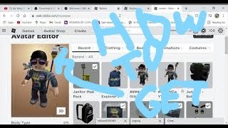 How to Get The Janitor Mop Pack on Roblox [upl. by Griffy41]