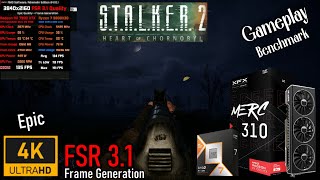 7900 XTX 🖥️ 9800X3D 🎮 STALKER 2 Heart of Chornobyl  4K FSR 31 Quality  Epic Settings  Frame Gen [upl. by Brian]