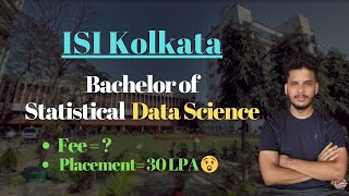 ISI Data science program compleate details  Bachelor of Statistical Data Science  ISI Placements [upl. by Anselme]