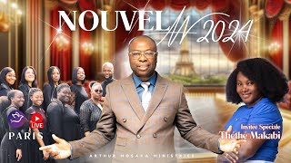 🌟 Voeux 2024 Du Pasteur Arthur Mosaka ⏐ Concert Avec Harmony Gospel Et Soeur Théthé Makabi 🎶✨ [upl. by Thorrlow513]