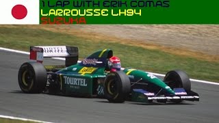 F1 Japan GP 1994 Qualifying Erik Comas Larrousse [upl. by Deyas309]