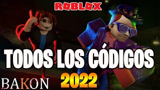 Todos los Códigos de 🔪 BAKON 🔪 activos y actualizados de 2022 de ROBLOX  NUEVOS CODIGOS [upl. by Ellehsim]