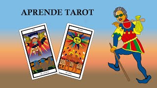 APRENDE TAROT Combinación El Juicio y El Sol [upl. by Zea]