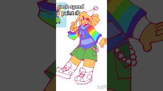 Poob speed paint storytime art regretavator roblox Imgay [upl. by Youngman]