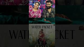 This song has Different Vibe  Water Packet Video Song Reaction  BEAUTIFUL COMBO 🥰  RAAYAN [upl. by Adlemy]