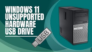 Windows 11 Unsupported Hardware USB Drive [upl. by Cordier]