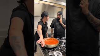 First day of work with Italian chef 😂😂🤓 rudolfoshortfunvideos funny [upl. by Naoh]