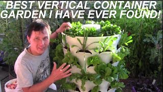 Grow 53 Plants in 4 Sq Ft with a Garden Tower Vertical Container Garden [upl. by Liagaba741]