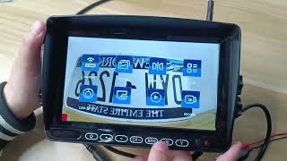 AMTIFO A5 RV Wireless Backup Camera Operation Video [upl. by Kozloski]