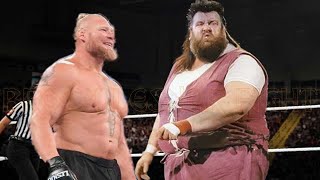 Brock Lesnar vs Giant Haystacks Extreme Rules Match [upl. by Thecla]