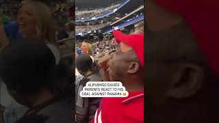 Alphonso Davies’ Parents React To His Goal vs Panama ⚽️ [upl. by Darcie]