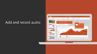 How to add and record audio in your PowerPoint presentation [upl. by Tsan]