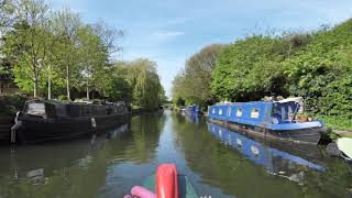 Seven Hour quotslow TVquot Canal Journey around London Borough of Hillingdon Rickmansworth to Yeading [upl. by Alemap802]