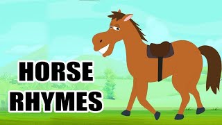 Giddyup horsey Horse Rhymes for Kids [upl. by Shep]