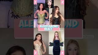 Corset  WhostheBest123 or 4 alexdiamondreact shorts tiktok viral [upl. by Ahsyla]